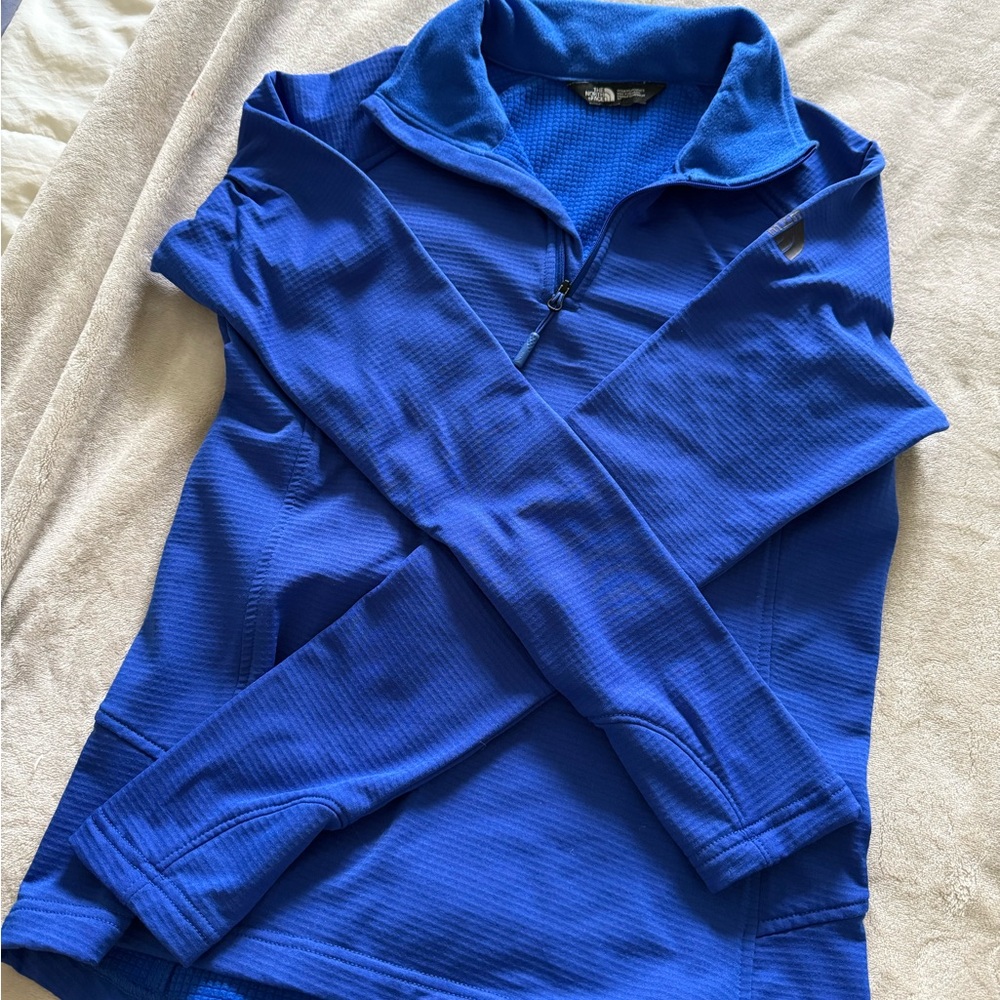 The North Face Blue Quarter-Zip Pullover